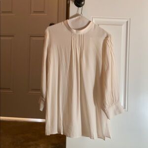 Banana Republic ivory blouse